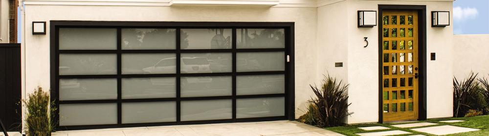 8x7 Glass Aluminum Garage Door Overhead Lifting Transparent Glass Panel Garage Door For House