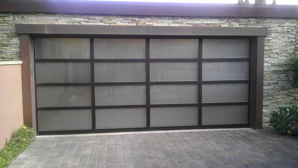 High Quality Aluminum 8x7 Folding Used Residential Exterior Glass Panel Garage Door