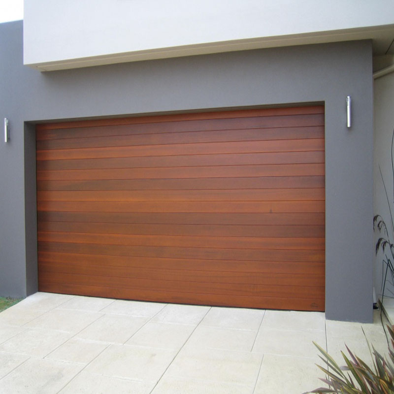Wood Grain Color Vertical Sound Insulation Therml Insulation Aluminum Garage Door