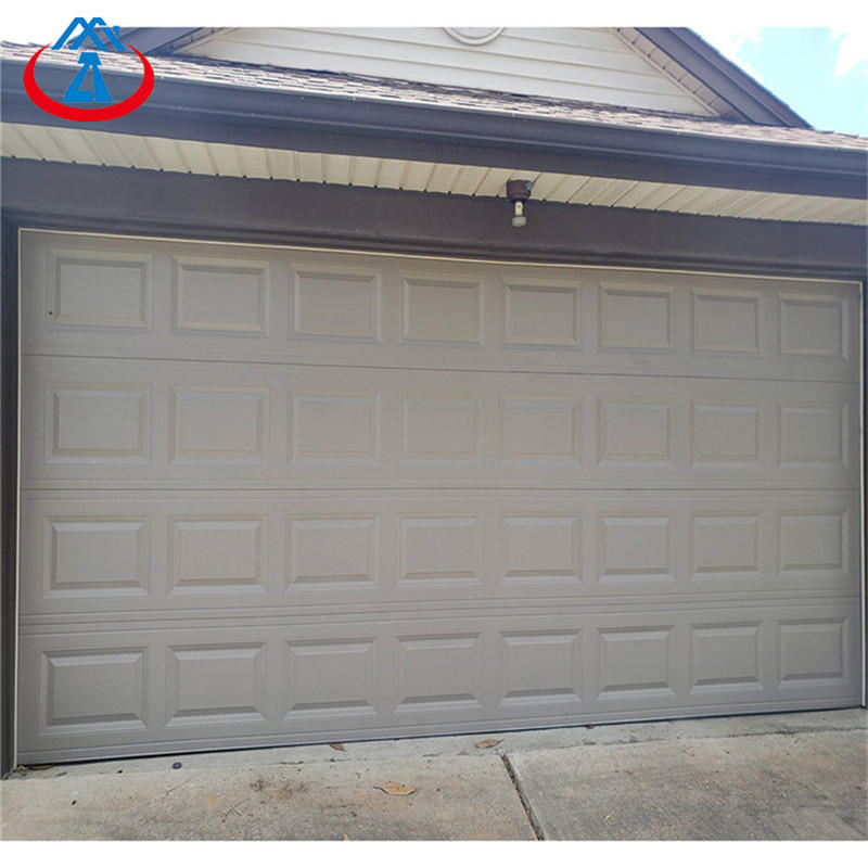8*7 Manual Open Style and Finished Surface Finishing Aluminum garage door