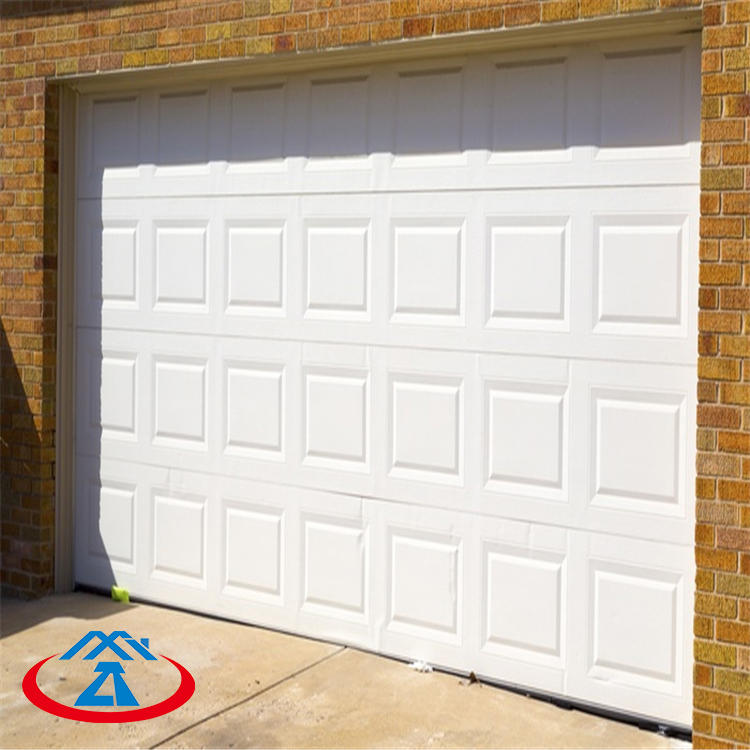 9'W*8'H Overhead Automatic Galvanized Steel Sectional Roll up Garage Door With Motor