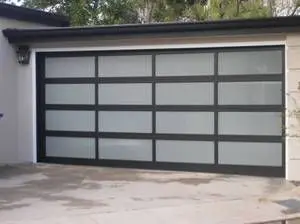 9x8 Aluminum Glass Panel Garage Door