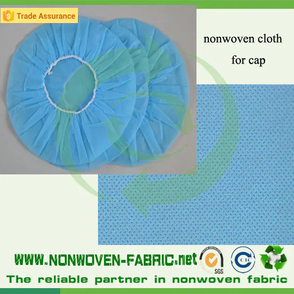 Food Grade TNT SMS Non woven Fabric for Hygiene Cap