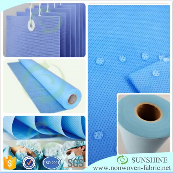 Spunbond hydrophobic fabric, medical sms fabric, sms non-woven fabric