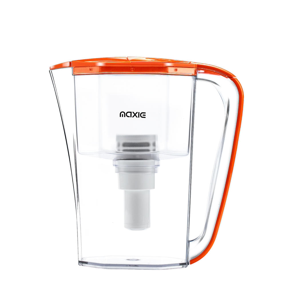 Membranes Desalination System Water Filter Pitcher With Lid Highend Water Filter Kettle Orange Water Filtering Cup