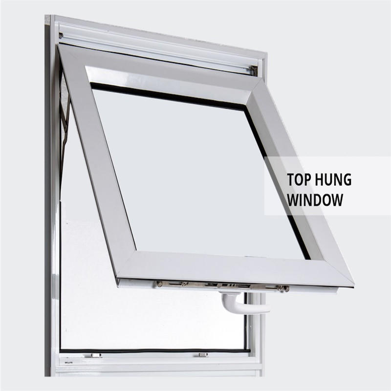 900*900mm Made in China Outward Aluminum Top Hung Glass Window