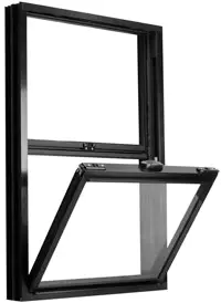600*600MM Top Aluminum Single Ventilation Hung Glass Window
