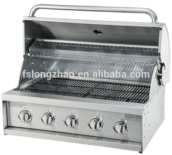 HSQ-A315S environment friendly smokeless stainless steel gas barbecue grill