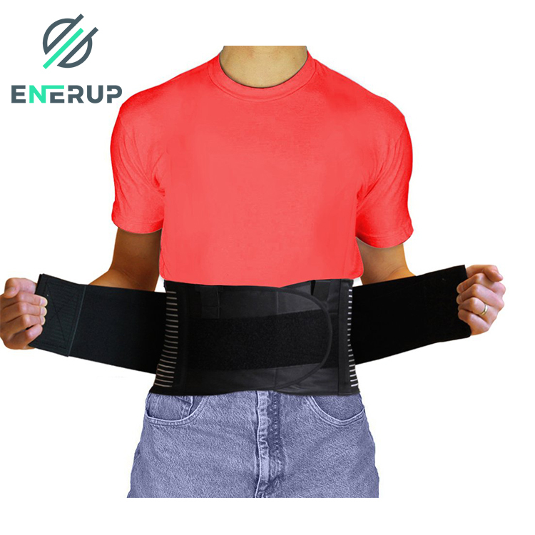 Enerup Custom Wholesale Breathable Fitness Universal Low Waist Trainer Private Label Lumbar Lower Back Support Brace