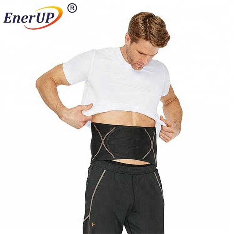 Hot sell Adjustable Lumbar Copper Compression Waist Back Brace Support