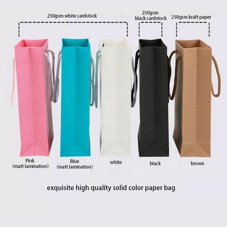 product-Dezheng-Custom Retail Bulk Paper Bags Design Cheap Disposable Shopping Paper Packaging Gift -1