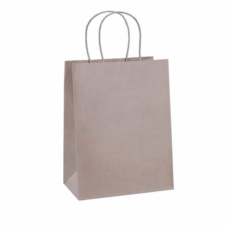 product-Wholesale shopping bag gift brown color kraft paper bags with handle-Dezheng-img-1