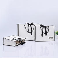 Elegant Luxury Custom Logo Waterproof High Quality Jewelry Folding Paper Gift Bag