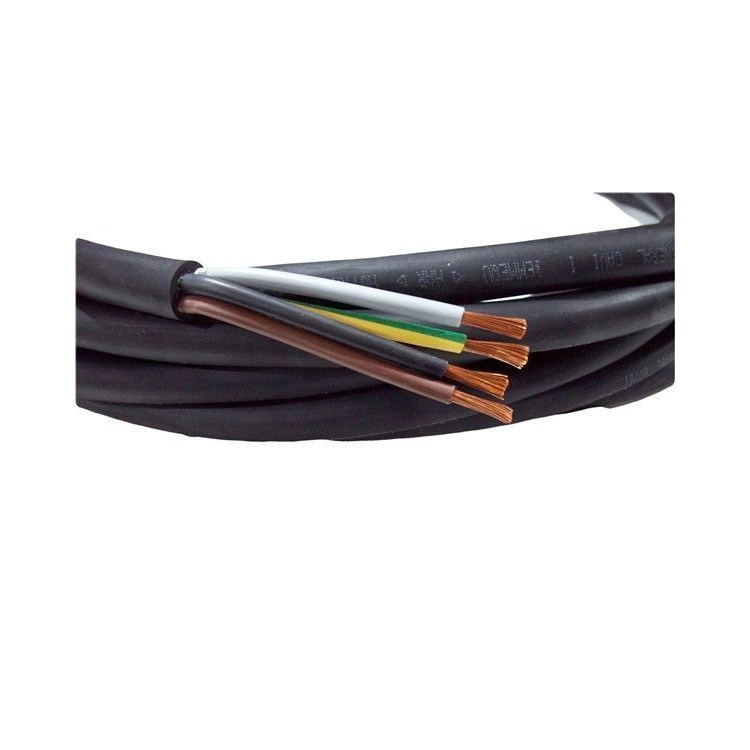 2020 rubber insulated and 5 core rubber cable h07rn f 4x075mm rubber cable