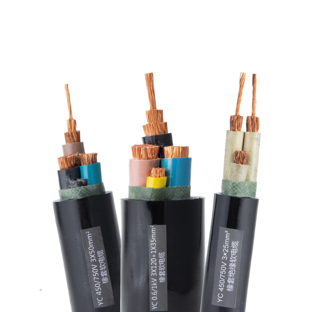 YC/H07RR-F Heavy Duty Multi-cores TUV Rubber Insulated Power Cable