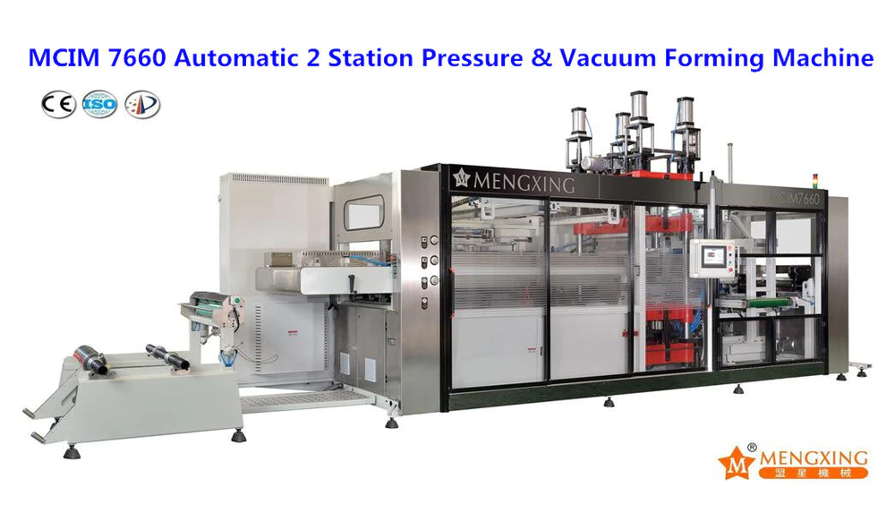 Multi-Station Fully Automatic Plastic Thermoforming Machine for Flower Pot