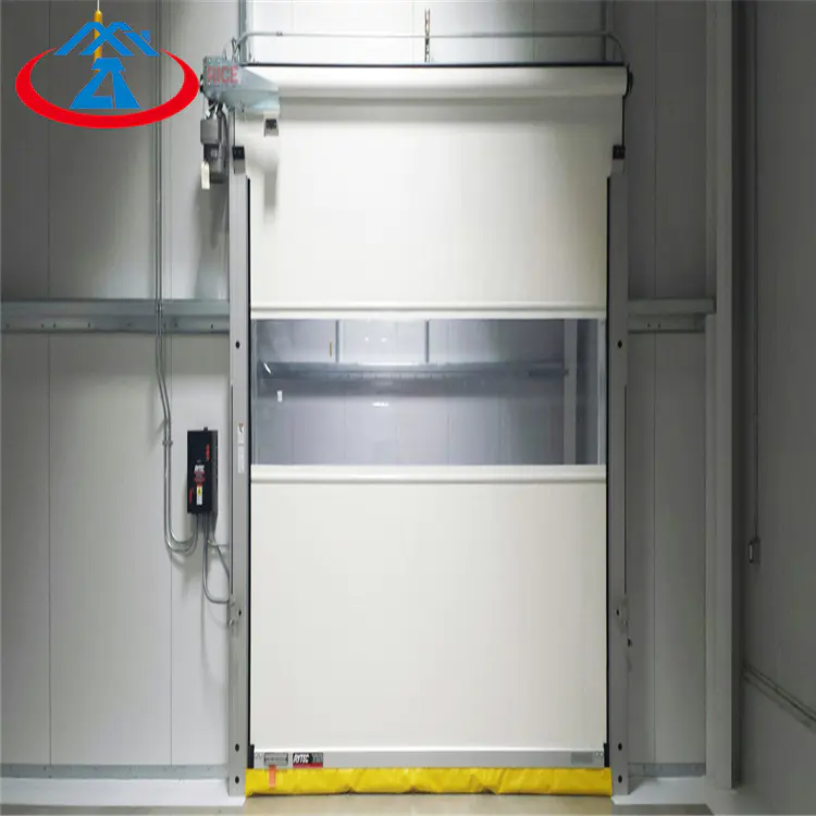 White 3750mmH*4250mmW High Performance Good Sealing Fast PVC Shutter Door High Speed Doors