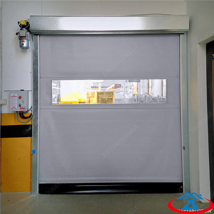 White 3048mmH*3658mmW Excellent Quality Rapid PVC Shutter High Speed Roller Door