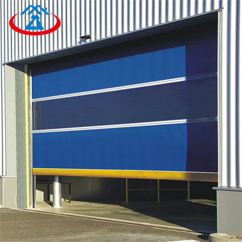 3000mm*3000mm high speed fast roll up door transparent pvc fabric material