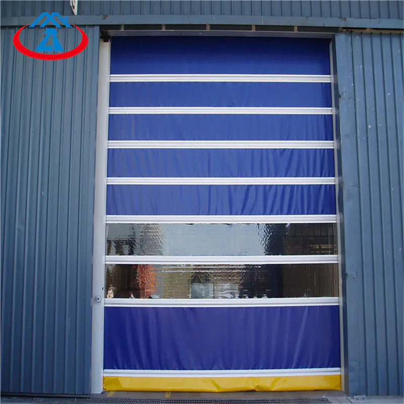 3000mm*3000mm high speed fast roll up door transparent pvc fabric material