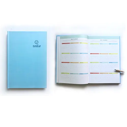 New 2020 Custom Printing Painting Style Hardcover Daily year Planner with customize