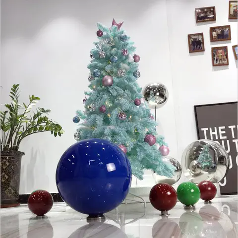 Stainless Steel Hollow Decorative Balls Christmas