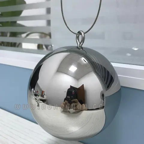 Christmas Balls Big, Color Metal Ball for Indoor and Outdoor Decoration