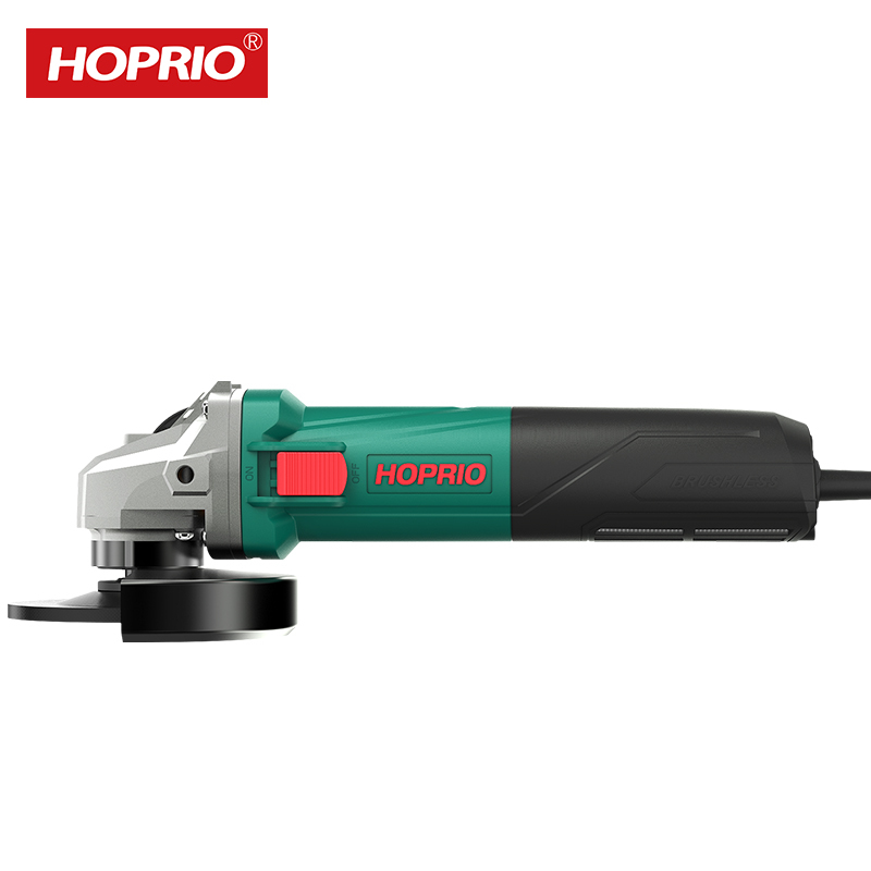 HOPRIO 125MM 1250W Maintenance Free Electric Power Tools Brushless Angle Grinder Manufacturers