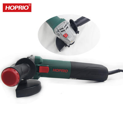 HOPRIO brushless S1M-125VE1 variable speed angle grinder OEM/ODM with INA NSK bear