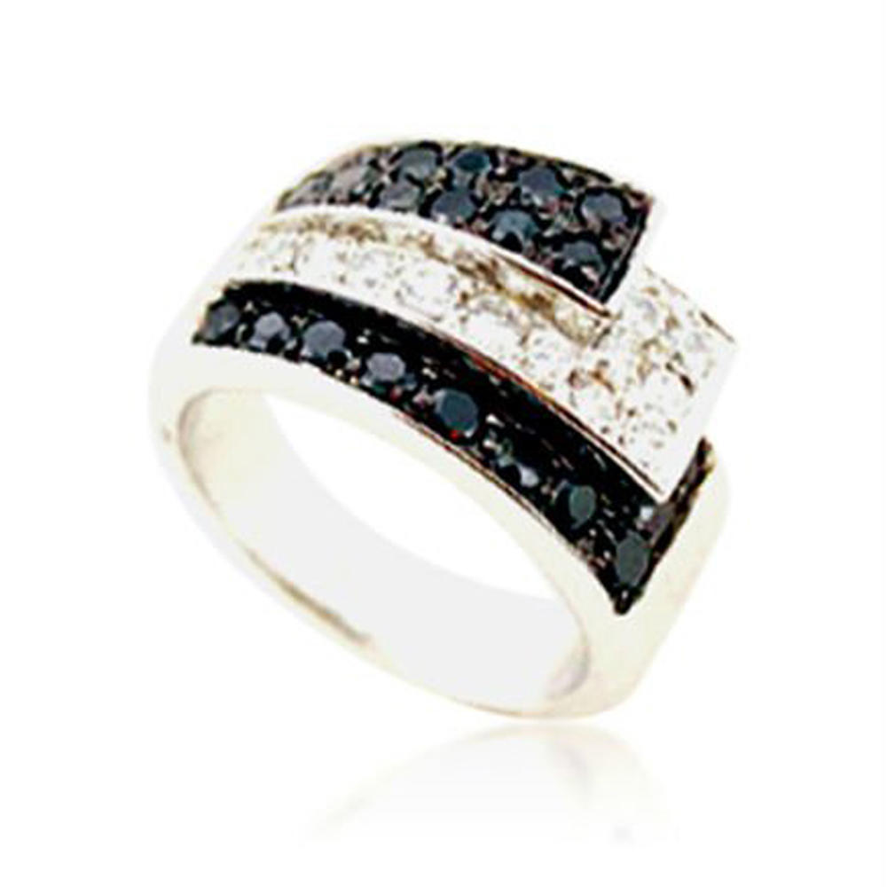 product-BEYALY-925 Silver Jewelry Piano Ring, Cubic Zirconia Knuckle Armor Ring-img-2