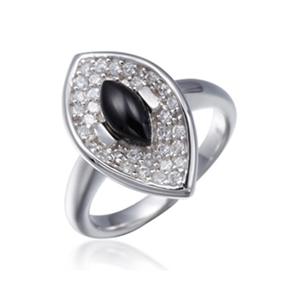 Special Style Specialized Silver Black Onyx Stones For Rings