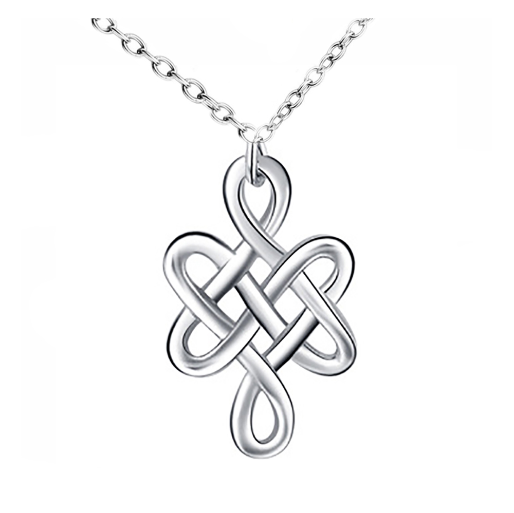Endless love knot wholesale 925 sterling silver pendant