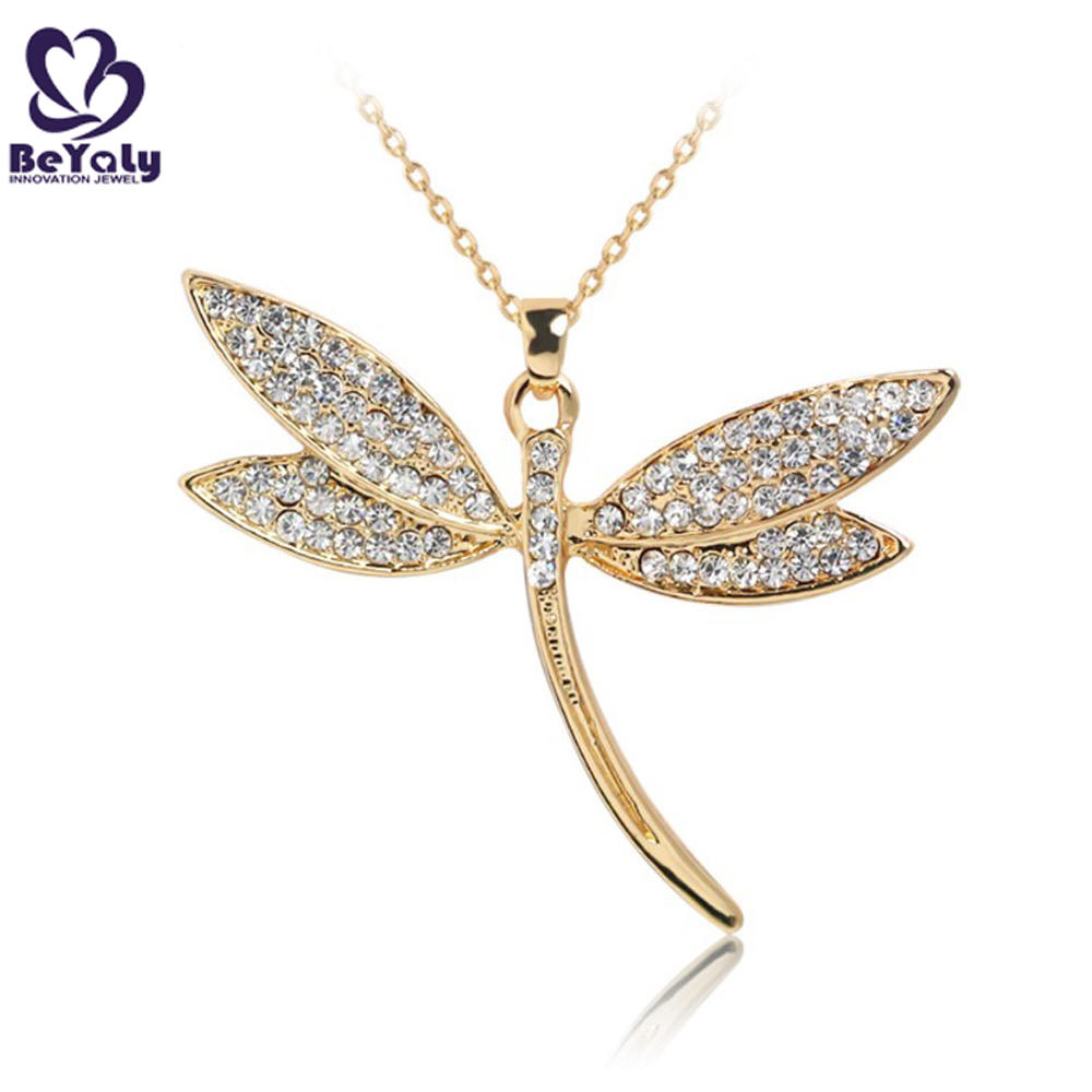Dragonfly shape engraved silver bijoux wholesale insect pendant