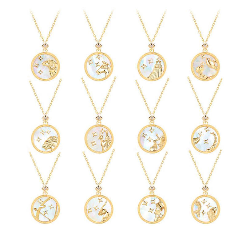 product-BEYALY-Birthday Zodiac Jewelry, 925 Silver Latest Horoscope Necklace Designs-img-2