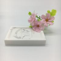 White Marble Resin Hotel Balfour Soap Dish