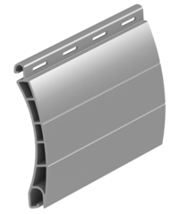 Outdoor roller shutter slats aluminum extrusion profile