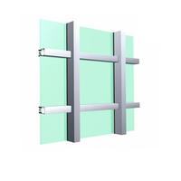 CE Certificate Europe Style Thermal Break Aluminum Glass Curtain Wall