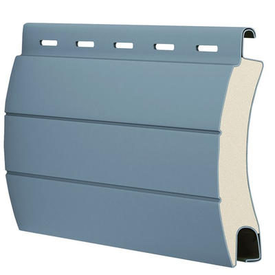 Blue roller shutter door aluminum profile