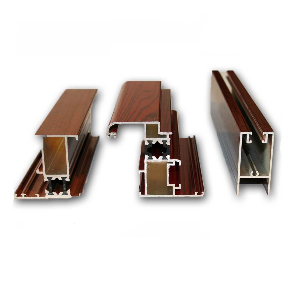 Best Selling Wood Grain Transfer Decoration 6063 Aluminum Extrusion Profile