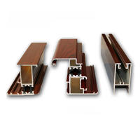 Best Selling Wood Grain Transfer Decoration 6063 Aluminum Extrusion Profile