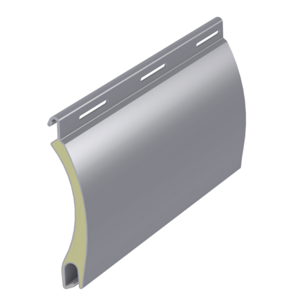 Anodized aluminium roller shutter profile for rolling gate