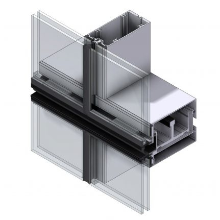 Resist Air and Water Infiltration Curtain Wall System
