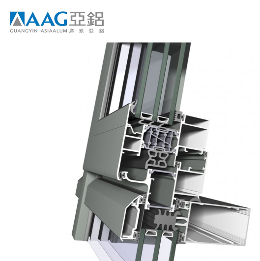 ISO Anodized Aluminum Profiles Use For Curtain Wall