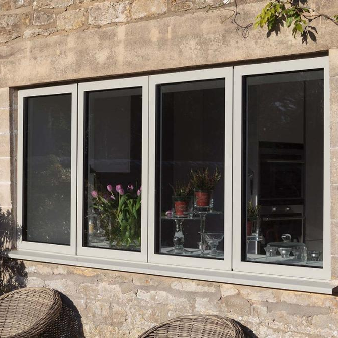 German brand hardware Aluminum casement window & door double glazed window