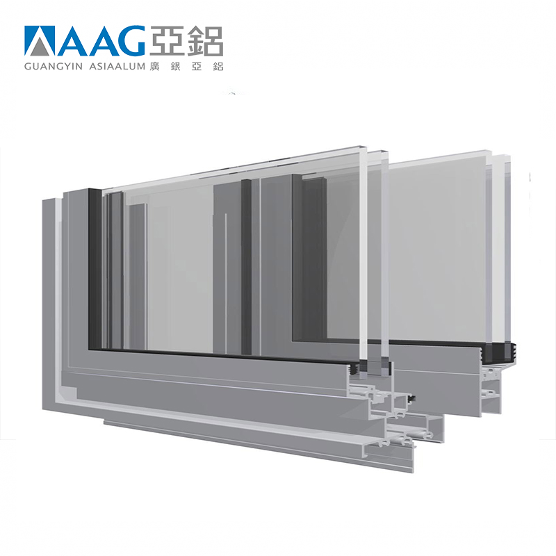 High-Performing Frameless Glass Curtain Wall System Wall Profile Panel