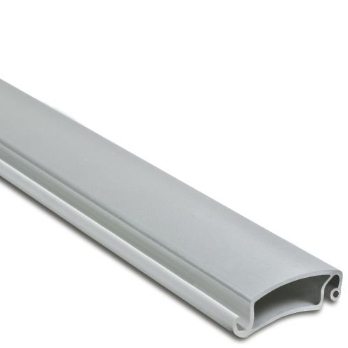 Anodized silver 6063 aluminum roller shutter slat profile