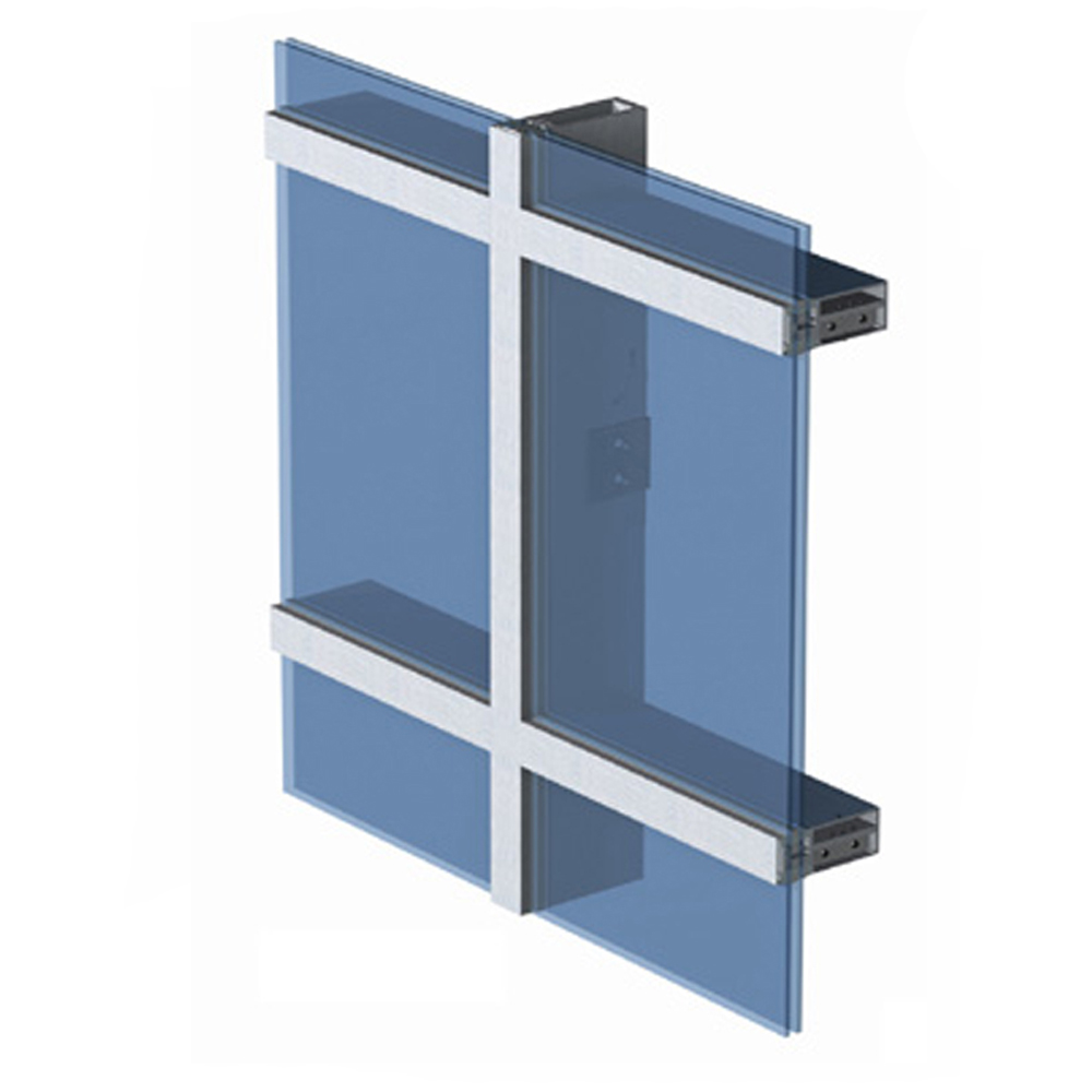 Storefront/Unitized/Structure Aluminum Facade Glass Aluminium Curtain Wall Malaysia