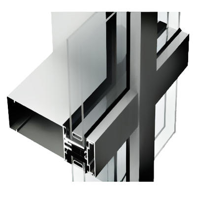 Factory supply aluminium frameless glass curtain wall and curtain wall system