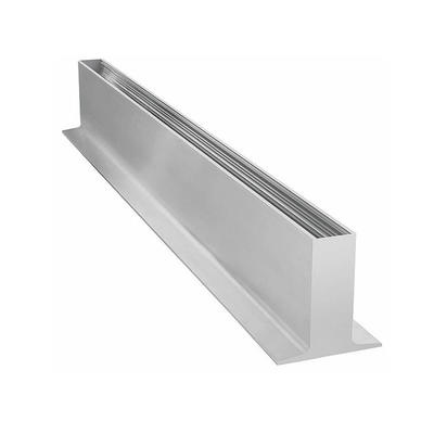 high quality aluminium slotted channel U shaped aluminum channel profiles manufacturer