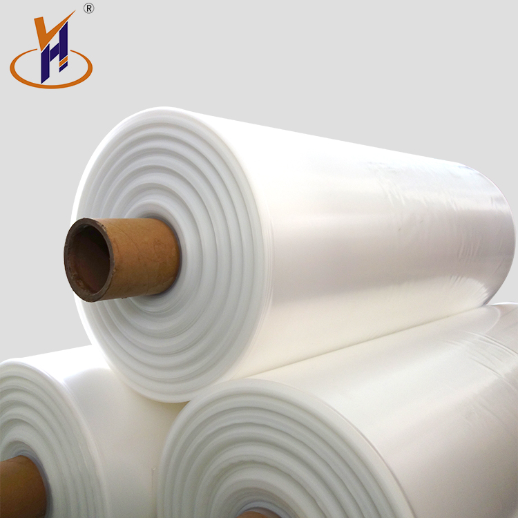 China Made eco-friendly high qualityproof hdpe ldpe film rolls for shopping bag greenhouse covering supply
